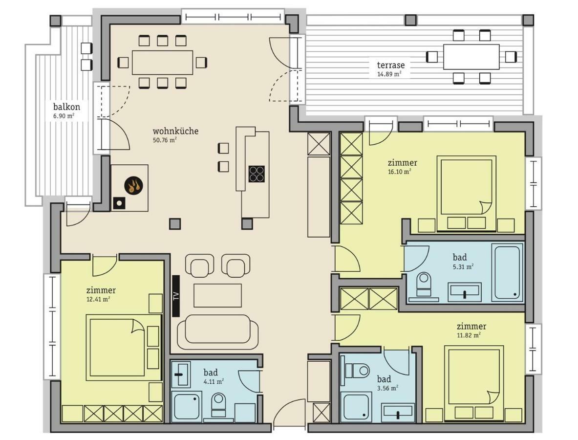 Kitzbuheler Alpen Penthouse Hollersbach Apartment Hollersbach im Pinzgau Luaran gambar
